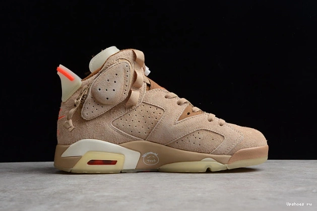 Scott “British DH0690-200 Travis Khaki” x Jordan Air 6 0804